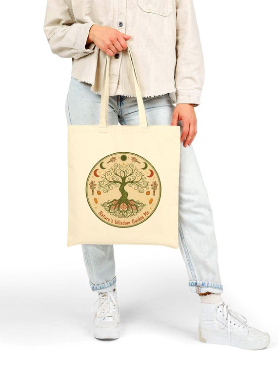 Tree of Life Canvas Tote Bag - Earthy Eco Market