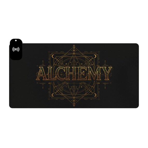 Alchemy LED Gaming Mouse Pad with Wireless Charging | RGB Desk Mat