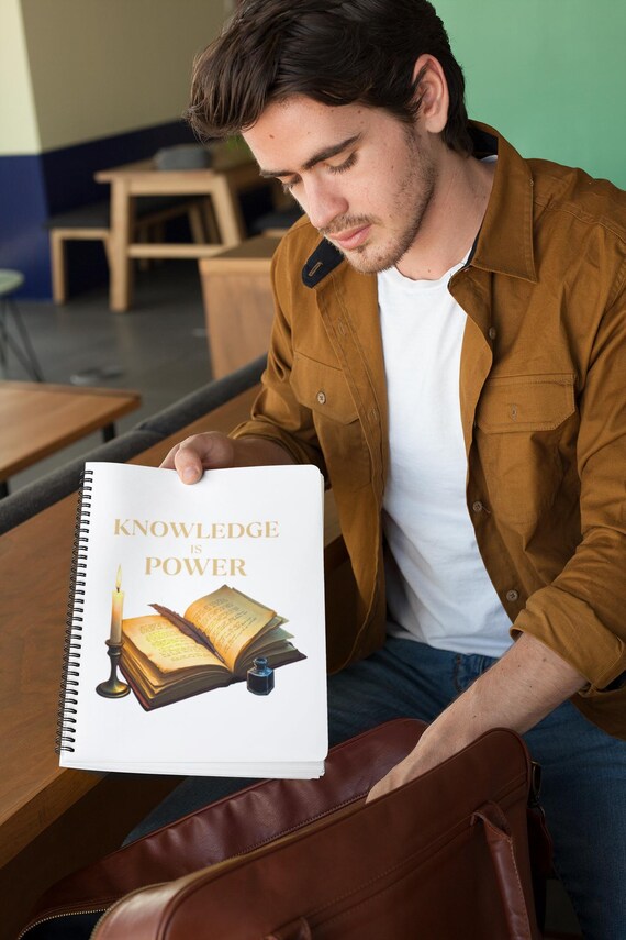 Knowledge Is Power spiral notebook - journal