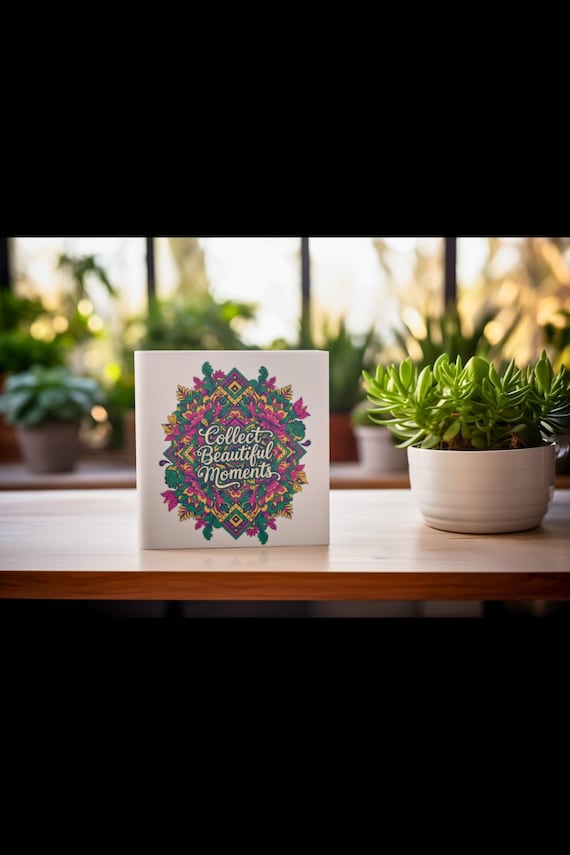 Floral Mandala Keepsake - Custom Hardcover Photo Book