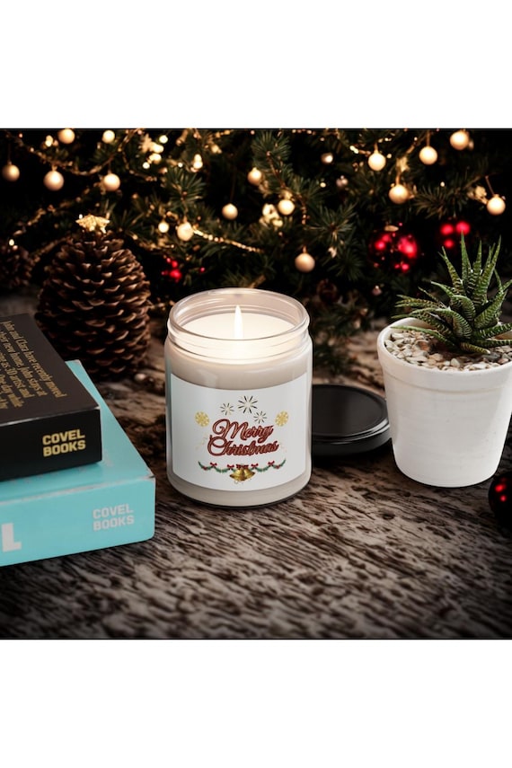 Ornate Ornament Soy Candle, Vintage Holiday Jar