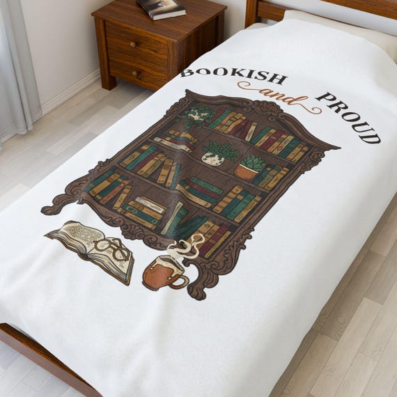 Reading Renaissance Velveteen Plush Blanket | Bibliophile Cozy, Bookish Pride