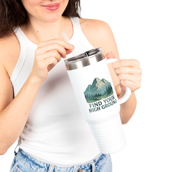 Find Your High Ground Mountain Travel Mug | 40oz Insulated