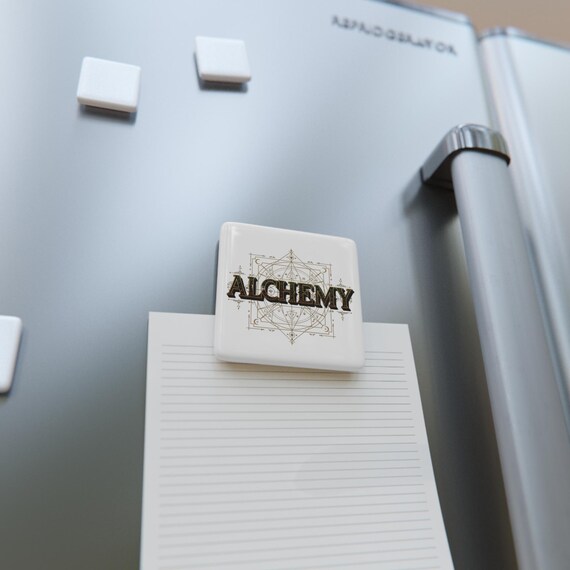 Alchemy Porcelain Square Magnet