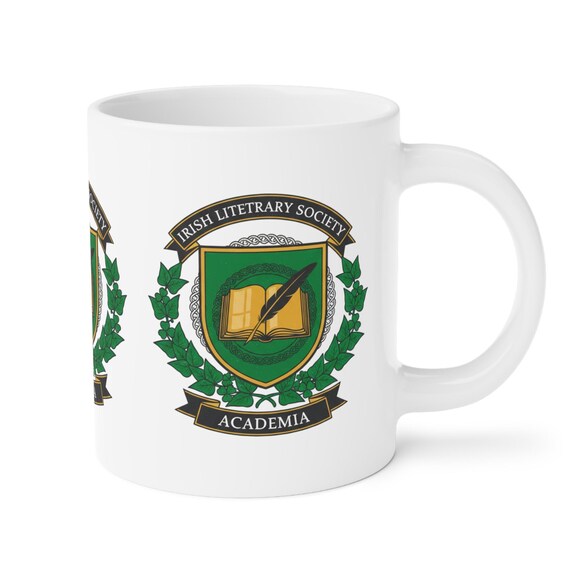 Irish Pride Academia Literary Book Club Mug | Teacher Student Book Lover
