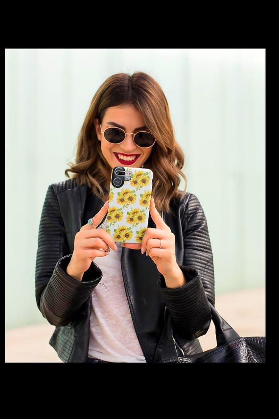 Sunflower Pattern Phone Case | Magnetic Impact-Resistant Case