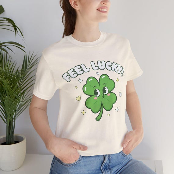 Feel Lucky Shamrock Tee Shirt | St. Patricks Day