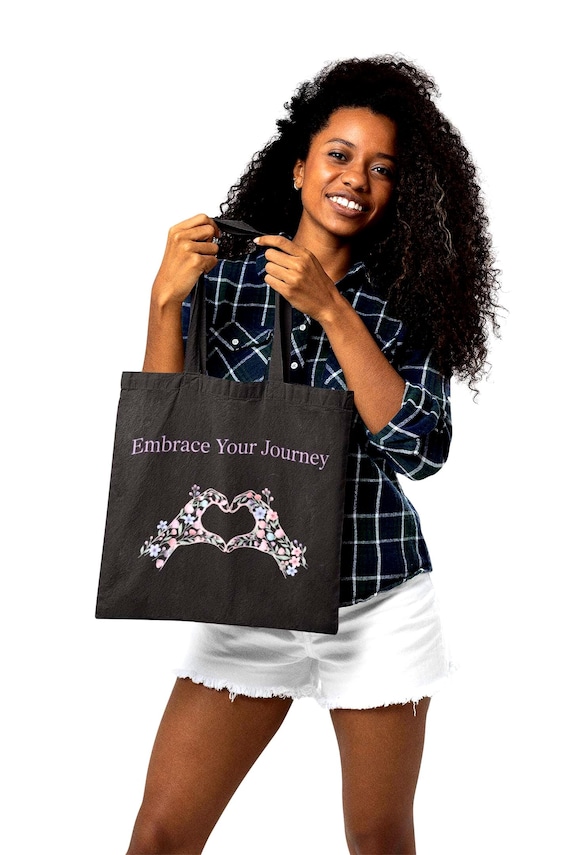 gentle intentions tote | mindfulness canvas, soft wellness tote