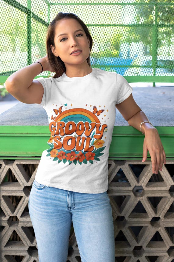 Women's Favorite Tee with Retro, Groovy Design