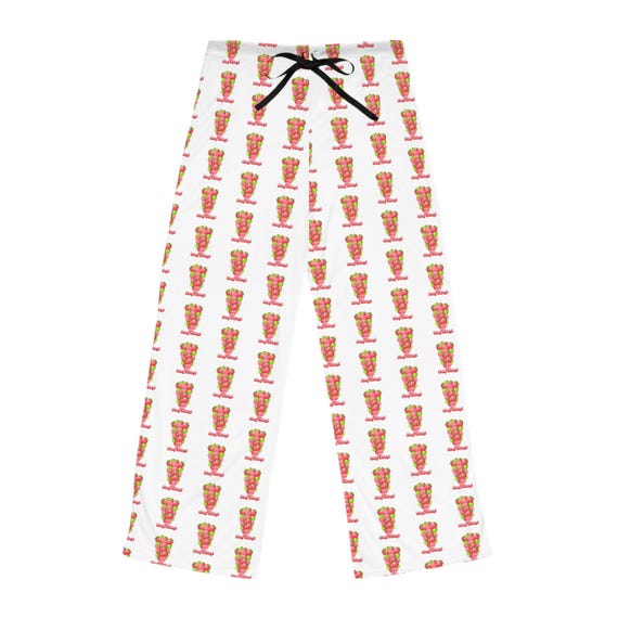 Strawberry Milkshake Pajama Pants | All-Over Print Lounge Bottoms