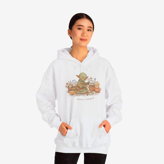 Goblincore Hoodie | Cottagecore Mushroom Creature Graphic