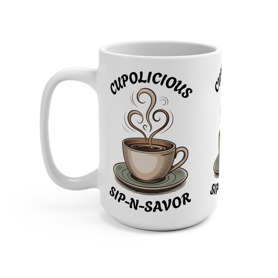 Warm and Cozy 15 oz Coffee Mug - Coffee Lover, Tea Enthusiast, Home Office