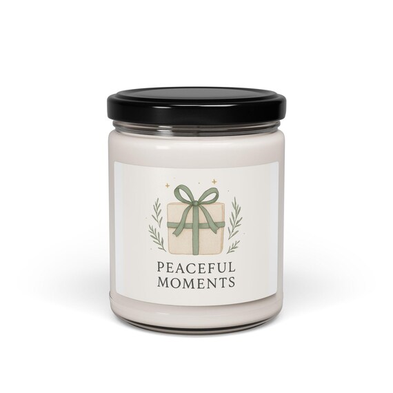 Scented Soy Candle, 9oz, Christmas Peaceful Moments