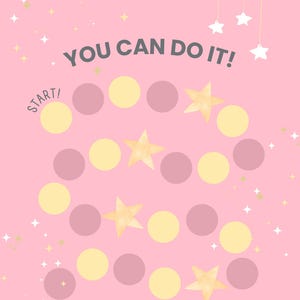 Quadros de recompensas para impressão para crianças | Quadros de comportamento rosa e azul | Quadro de estrelas para bebês e crianças pequenas | Download instantâneo