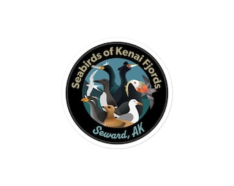 Seabirds of Kenai Fjords Sticker