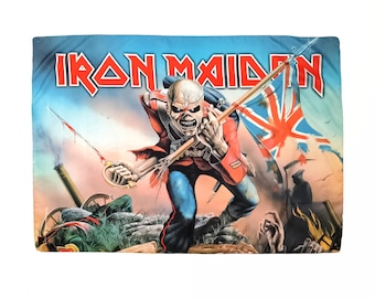 Vintage Iron Maiden Banner 2005 The Trooper Eddie Flag 105x77 cm 41x30 in