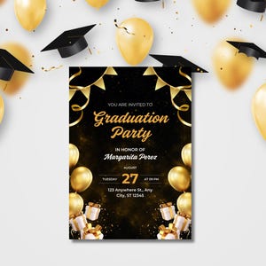 graduation digital invitation