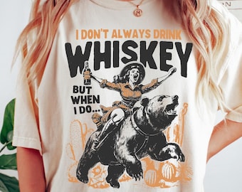 Funny Whiskey Graphic Tee - Retro Meme Unisex T-Shirt