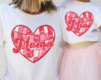 Mama Mini Shirt, Matching Mommy and Me Shirt, Mama Mini Tee, Mom and Daughter Gift, Mama Baby Outfit, Mama T-shirt, Mommy & Me Tee