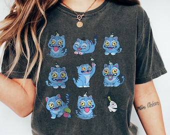 Kpop Demon Hunters Tiger Comfort T Shirt, Demon Hunter Tiger Tee, Kpop Huntrix Pin Shirt, Jinu Manga Shirt, Saja Girls Fan Gift, Anime Shirt