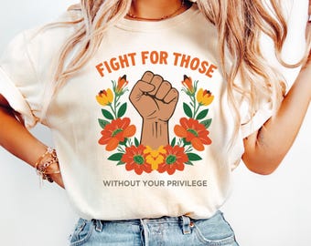 Comfort activisme-shirt: Empowerment & Human Rights-T-shirt
