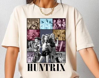 Kpop Demon Hunters Shirt, Huntrix Girl Shirt, Kpop Idol Group T Shirt, Mira Rumi Joey Shirt, Demon Hunter Merch, Gift For Huntrix Fan Shirt