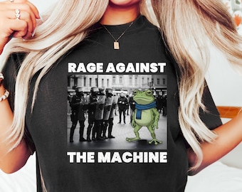 Camiseta de resistencia a la rana de Rage Against The Machine - Camiseta de confort político