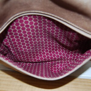 Vintage Brighton Hobo Purse Y2K Fold over Leder Umhängetasche Metallic Beige Bild 9