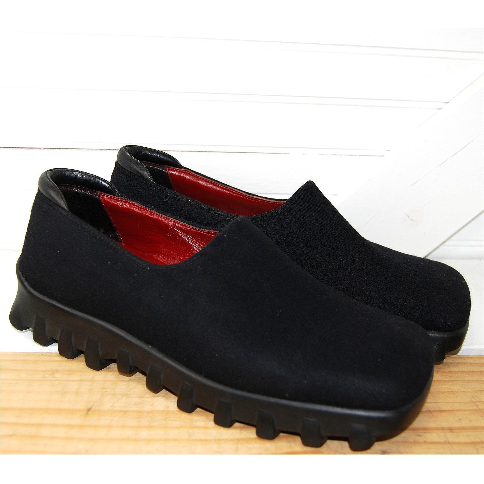 DONALD J. PLINER Black Red Stitch Mens Moccasin Loafers Slip On Shoes 9 DACIO at Donald Pliner main image 3