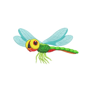 Dragonfly Machine Embroidery Design, Dragonfly Embroidery Designs, Dragonfly Embroidery Files, 5 sizes, Instant download