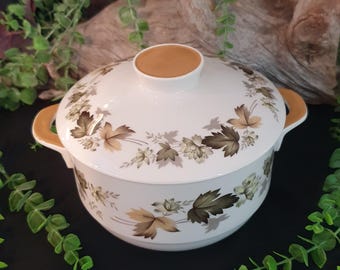 Vintage Royal Doulton "Lochmont" (TC1019) Auflaufform mit Deckel | Mid-Century Modern | Oven-to-Table Serviergeschirr | Hergestellt in England