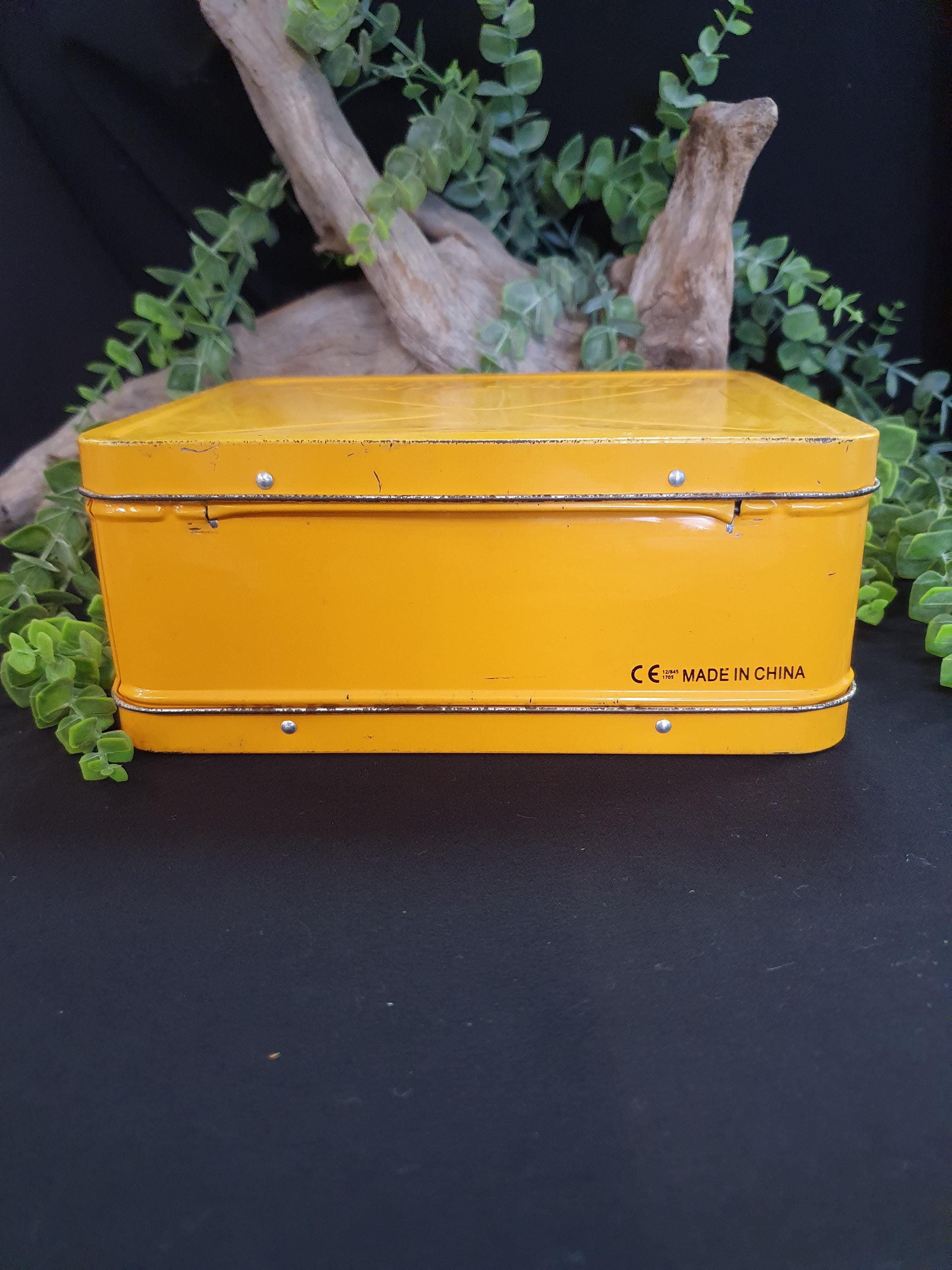1990s Yellow Metal Mighty Wheels Lunchbox - Etsy