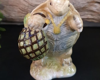Royal Albert Mr Alderman Ptolemy Porcelain Figurine - character from Beatrix Potter - Tortoise
