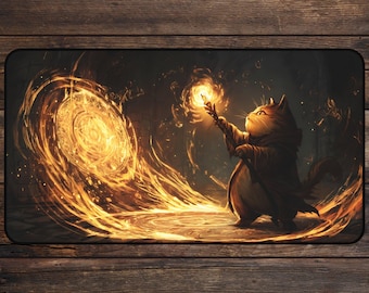 ジェイス　猫　プレイマット　mtg Juzam Djinn MTG playmat - Etsy 日本