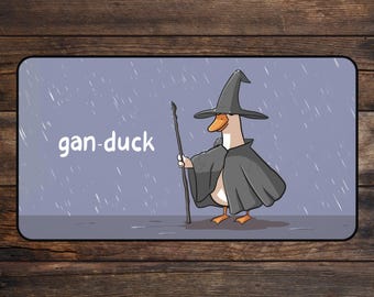 Wizard Duck MTG Playmat: Funny Goose Desk Mat - TCG Gaming