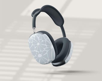 Funda para AirPods Max con diseño de flor de chile azul bebé • Estuche protector para auriculares AirPods