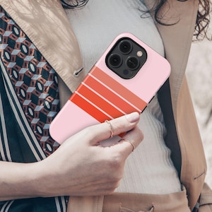 Retro Stripes Phone Case 70s Style Tough Cover Vintage Aesthetic for iPhone 17 16 Pro Max MagSafe & Samsung S25, S24, Pixel 9, 8 image 12