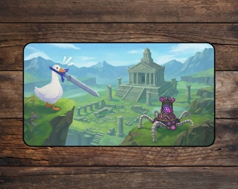 MTG Playmat Sword of the Goose TCG Playmate • Anime Mousepad & Deskmat • Minimalistic Zones