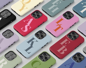 Monogram iPhone Case: Personalized Initial Phone Cover, Protective Design