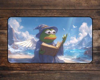 MTG Playmat Celestial Frog TCG Playmate • Meme Mousepad & Deskmat • Minimalistic Zones