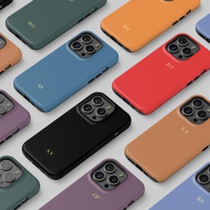 Personalized Monogram Phone Case: iPhone, Samsung, Pixel - Glossy or Matte