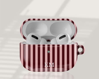 AirPods-Hülle mit personalisiertem Anfangsnamen AirPods Pro 2, AirPod 4 Case Cover, süßes Schutzgeschenk