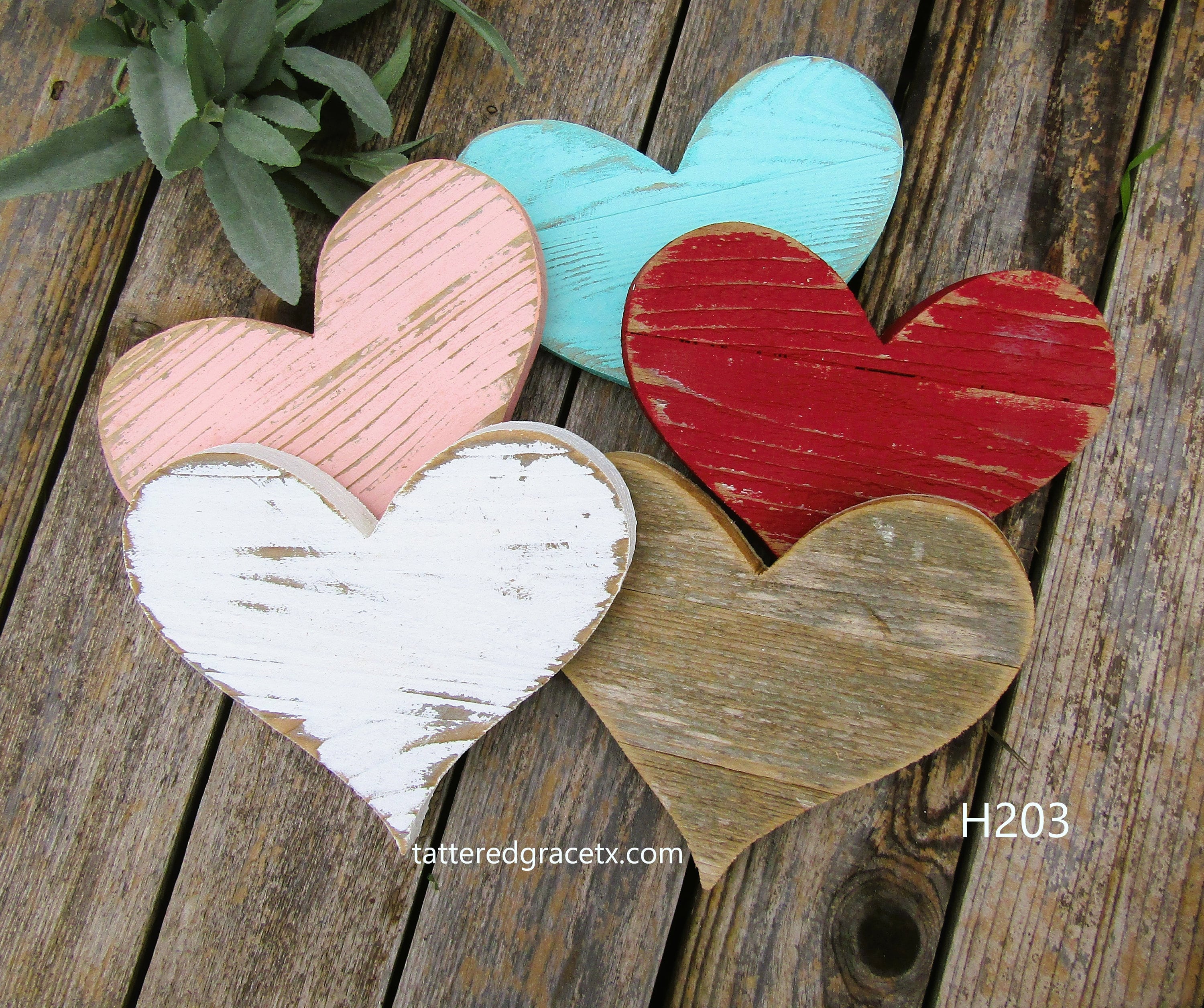 6 Wood Heart, Valentine Heart, Valentine's Day Decor, Tiered Tray Heart,  Pallet Heart, H203