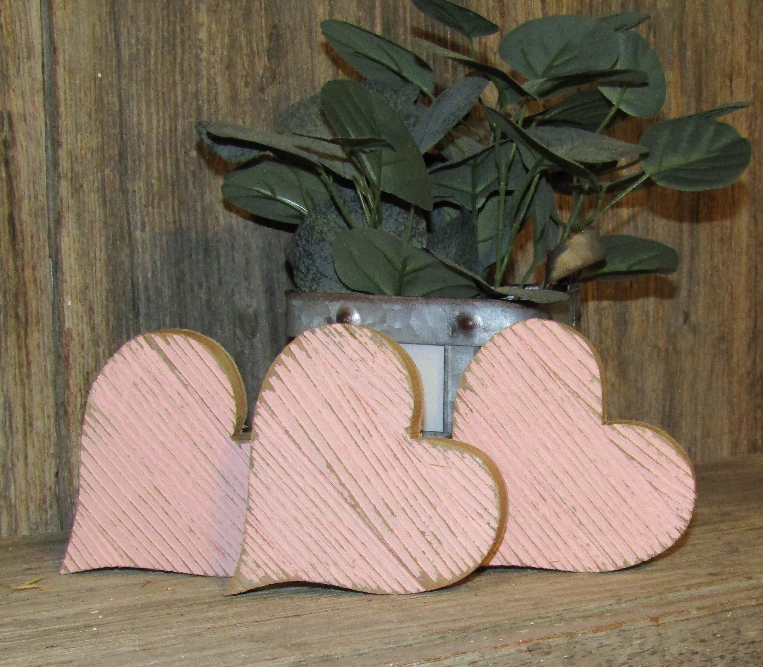 Wooden Heart, Heart Decor, Valentines Decor, Valentines Tiered Tray, Wood  Heart, Hearts, Pink Hearts, Red Hearts, White Hearts, Valentines 