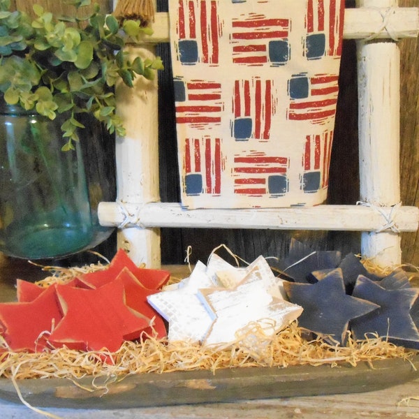 Rustic Star Bowl Fillers, Patriotic Decor, Americana Decor, Wood Star, Pallet Star, July 4th Decor,  Single (1) or Set, S109