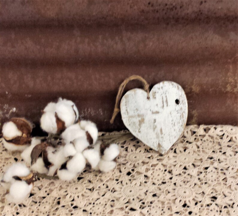 Heart Ornament Shabby Chic Heart Reclaimed Wood Heart Etsy