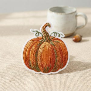 Custom Name Embroidered Vintage Pumpkin Patch, Autumn Iron On Gifts Thanksgiving, Fall Gift Decor, Fruit Lovers Gifts for Halloween Day
