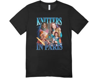 Knitters in Paris / Custom made shirt / funny clothing