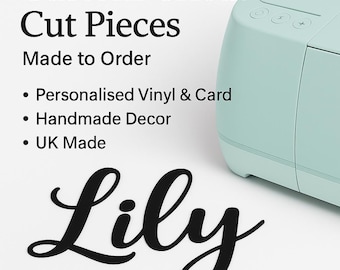 Aangepaste vinylnaamsticker | Gepersonaliseerde muurdeursticker | Cricut gemaakt | Citaat woondecoratie