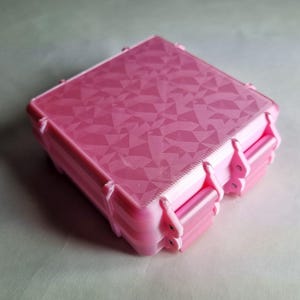 Różowo-niebieskie etui na peptydy na 25 fiolek 3 ml